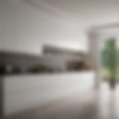Elegant White Cabinets with Minimalist Aesthetic Elegant White Cabinets with Minimalist Aesthetic