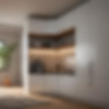 Functional Corner Cupboard Design Functional corner cupboard design maximizing kitchen space efficiently