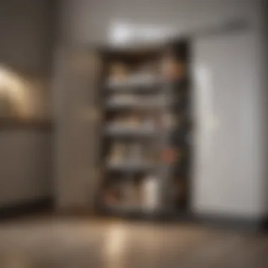 Innovative Storage Solutions Innovative storage solutions within a corner cupboard kitchen layout