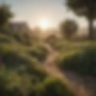 A serene landscape demonstrating the benefits of sustainable weed management