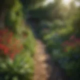 A vibrant garden showcasing healthy plants free from weeds