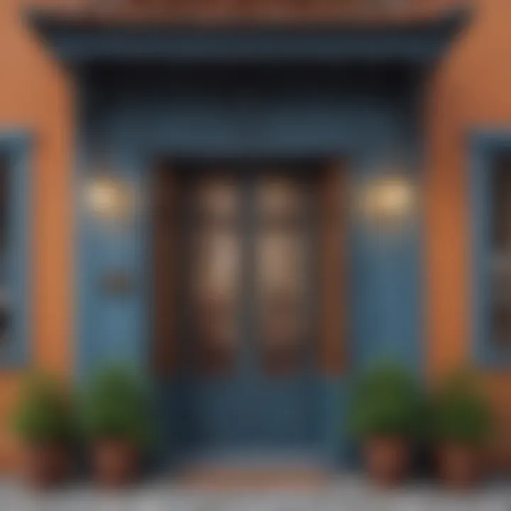 Color palette inspired by traditional architecture