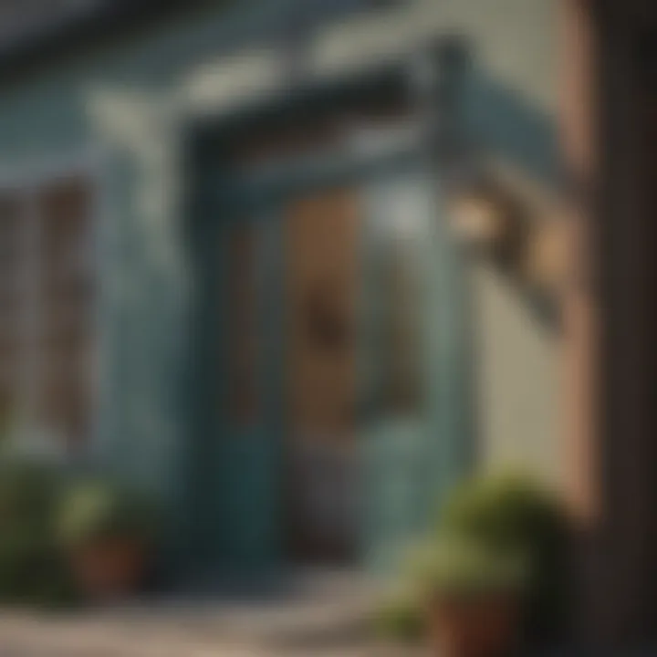 Exterior paint choices reflecting personal style
