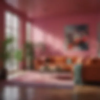 Vibrant color palette for modern interiors
