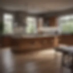 Elegant kitchen design showcasing modern aesthetics and functionality