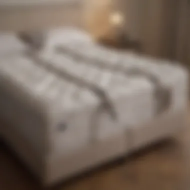 Optimal Setup of Mattress Suspenders An organized setup demonstrating mattress suspenders in use on a bed