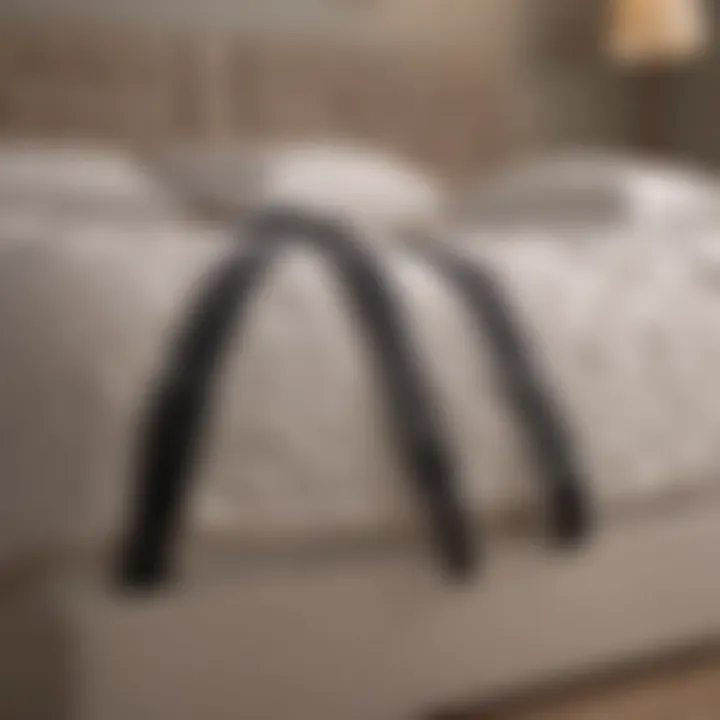 A before-and-after comparison highlighting sleep quality improvements with mattress suspenders