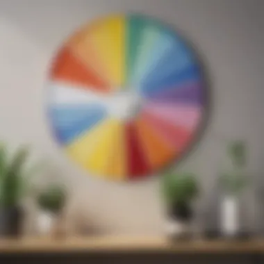 Modern Color Palettes Illustrated A color wheel illustrating various modern color palettes