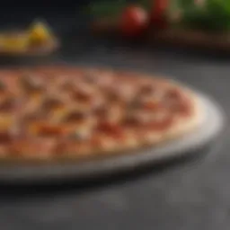 Close-up view of the Ooni 12 pizza stone showcasing its texture and material quality