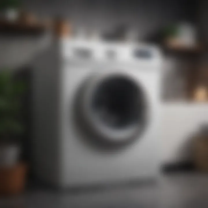 Modern washing machine with advanced energy-saving features