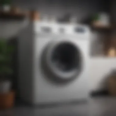 Advanced Energy-Saving Washing Machine Modern washing machine with advanced energy-saving features