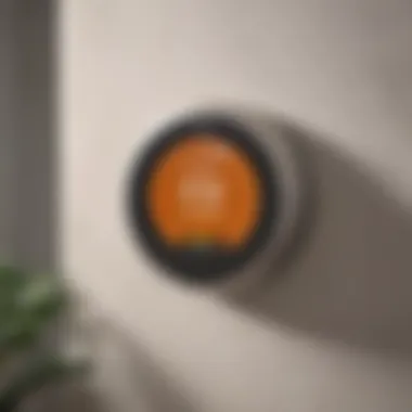 Smart Thermostat for Energy Efficiency Smart thermostat regulating home temperature for efficiency