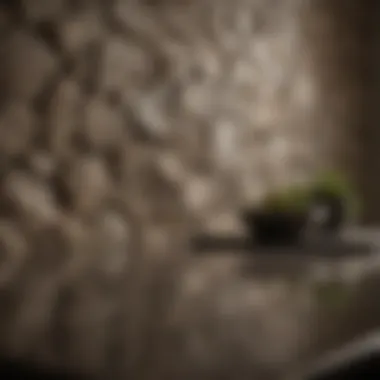 Stone Solid Backsplash with Natural Elegance Durable stone solid backsplash showcasing natural elegance