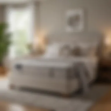 Serene Bedroom Environment with Tempurpedic Adjustable Mattress A serene bedroom setting with a Tempurpedic adjustable mattress in use