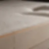 Close-up of Tempurpedic adjustable mattress showcasing its memory foam technology