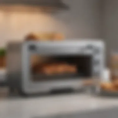 Elegant Cuisinart toaster oven in a modern kitchen setting