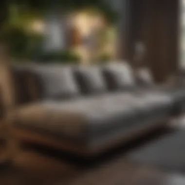 Comfortable Contemporary Sofa Bed Comfortable sofa bed with contemporary design elements