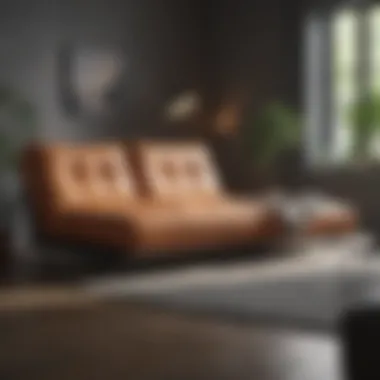 Innovative Dual-Function Sofa Bed Innovative sofa bed showcasing dual functionality