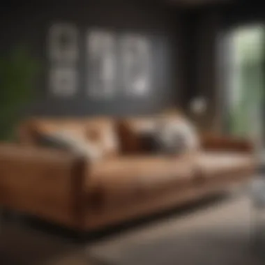 Luxurious Sofa Bed Design Luxurious sofa bed in a modern living room setting