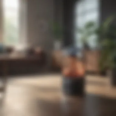 Improved Indoor Air Quality with Dyson Technology Visual representation of improved indoor air quality with Dyson technology
