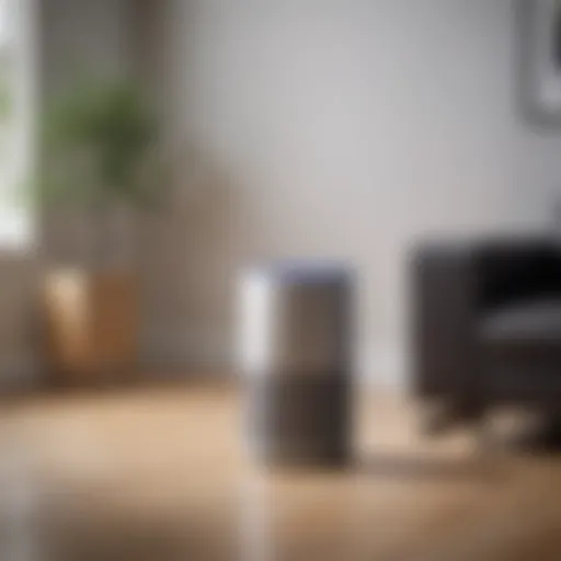Dyson air purifier model showcasing sleek design and modern aesthetics