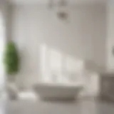 A serene interior featuring various shades of white paint