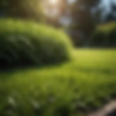 A lush, vibrant lawn demonstrating the results of using quality grass seed.