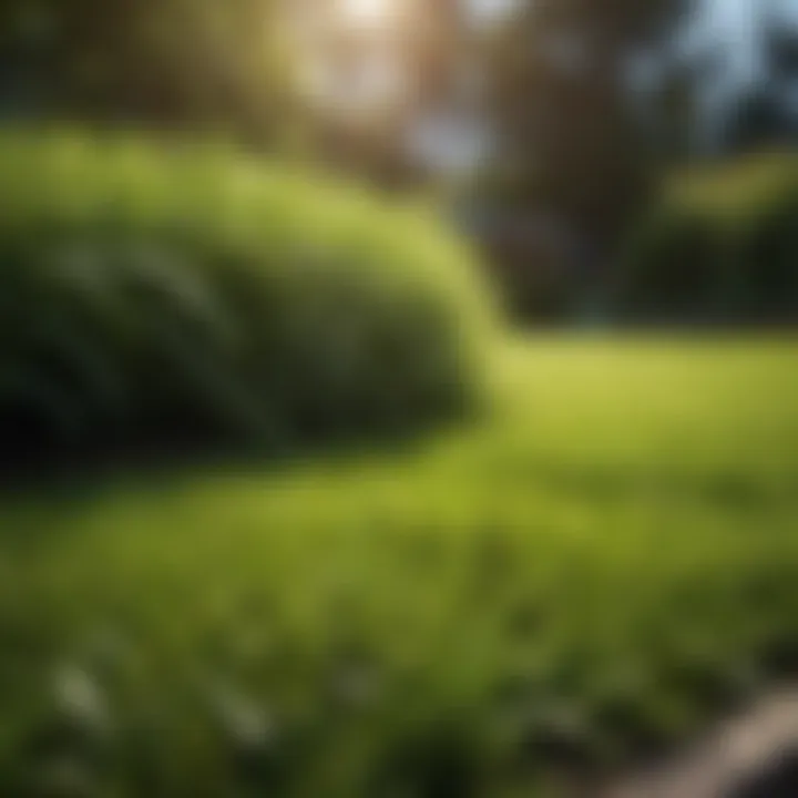 A lush, vibrant lawn demonstrating the results of using quality grass seed.