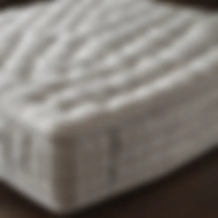 Hybrid mattress combining foam and springs for optimal support