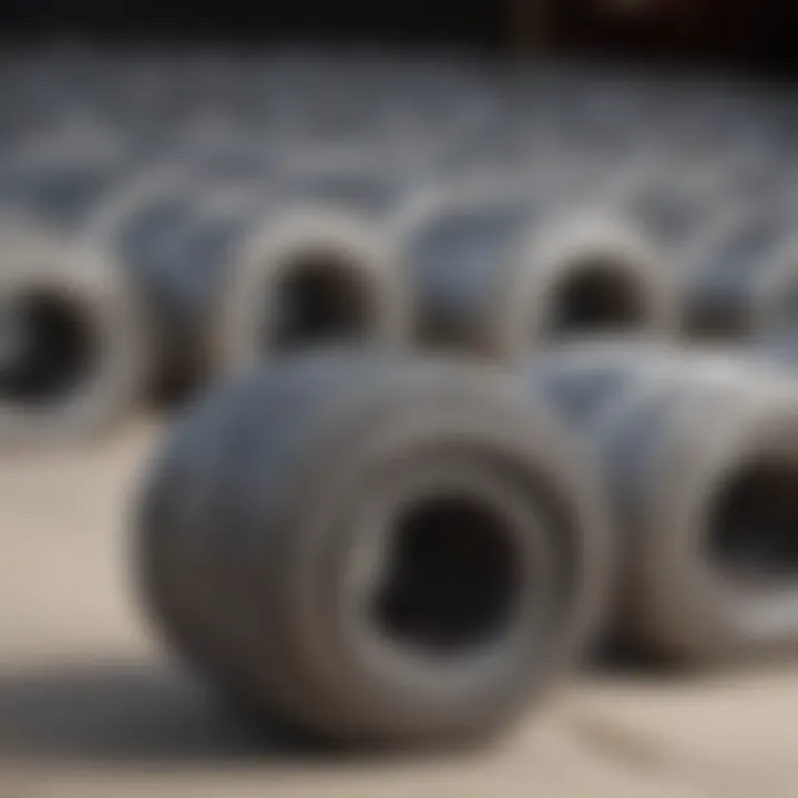 Detailed view of an innerspring mattress highlighting its coil structure