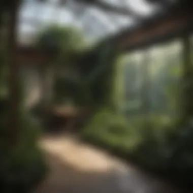 Lush Indoor Sanctuary with Leafy Greens A lush indoor space adorned with various leafy house plants