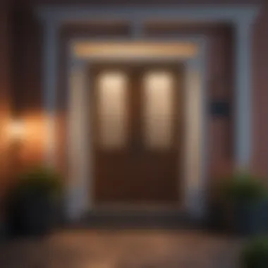 Seasonal front door decor reflecting contemporary trends.