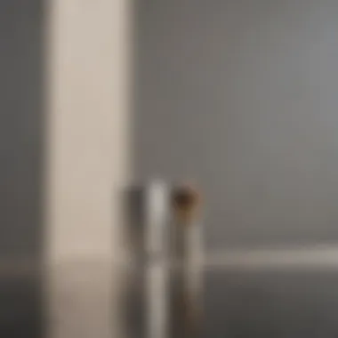 Artistic rendering of light reflecting off different paint sheens
