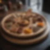 Elegant spice lazy susan showcasing various spices