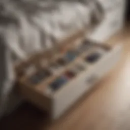 Stylish underbed drawer showcasing clever storage solutions