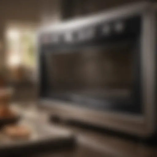 Toaster oven showcasing a stainless steel interior