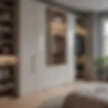 Modern Aesthetic of Fitted Closets Elegant fitted closet design showcasing modern aesthetics and functionality