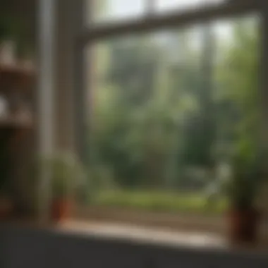 Stunning Garden Window Design A beautifully designed garden window with natural light enhancing the indoor plants