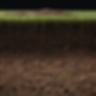 Diagram explaining soil conditions suitable for Turf Builder application