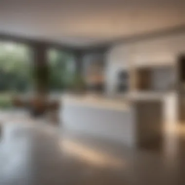 Contemporary Trends in Kitchen Island Heights Contemporary kitchen showcasing trends in kitchen island height
