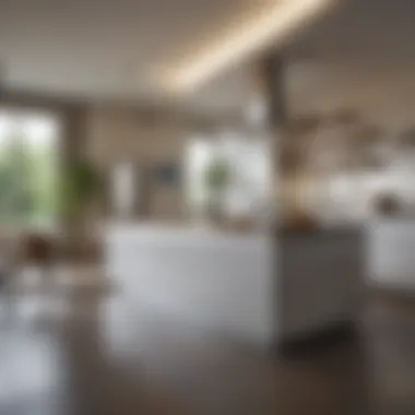 Exploring Height Variations in Modern Kitchen Islands Modern kitchen island showcasing height variations for different functions