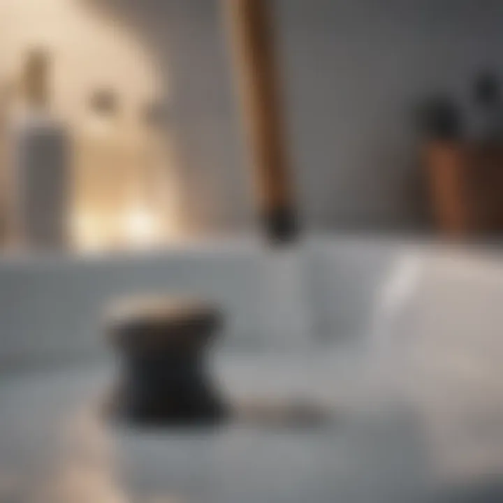 Using a plunger on a bathtub drain