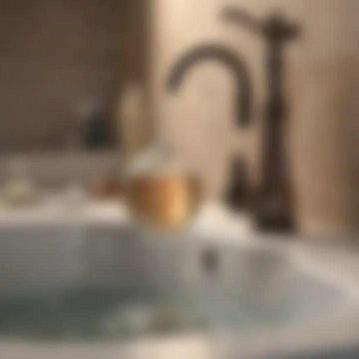Vinegar solution for drain cleaning