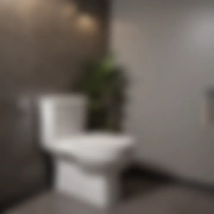 A clean and well-maintained toilet tank