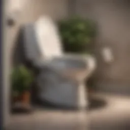 Clogged toilet with water backup