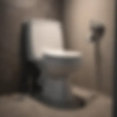 Demonstration of using a toilet auger