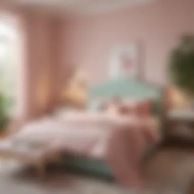 Pastel Paradise: Soft Touches for Tranquility Chic bedroom decorated in pastel shades