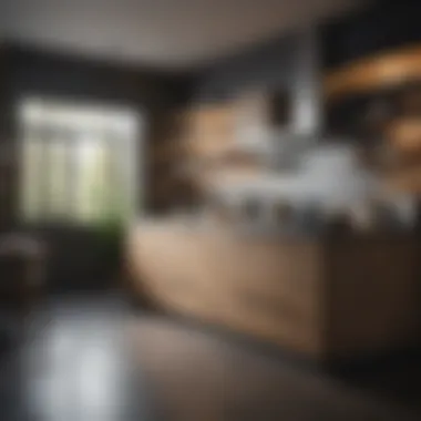 Stylish Kitchen with Custom Storage Solutions Stylish kitchen featuring custom cabinetry and creative storage solutions