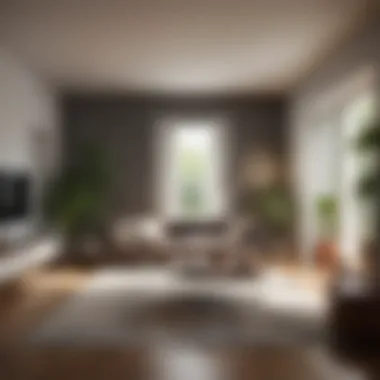 Room layout optimizing light distribution