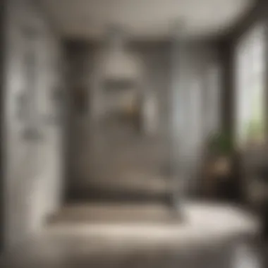 Luxurious Walk-In Shower Design Luxurious walk-in shower with glass enclosure